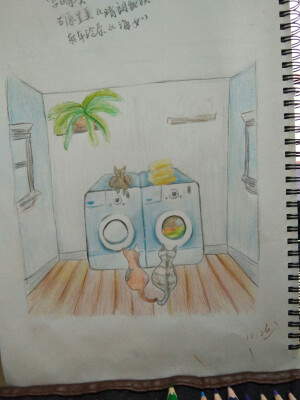 明天周末了
下周运动会哈哈又可以天天画了，开心！