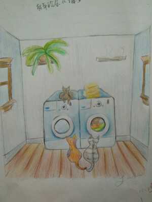 明天周末了
下周运动会哈哈又可以天天画了，开心！