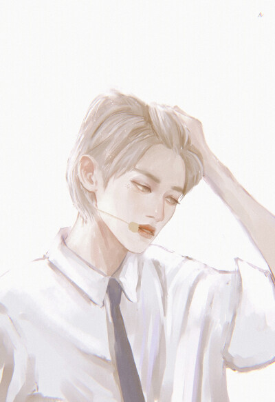 nct 李泰容 饭绘插画 by Akii·