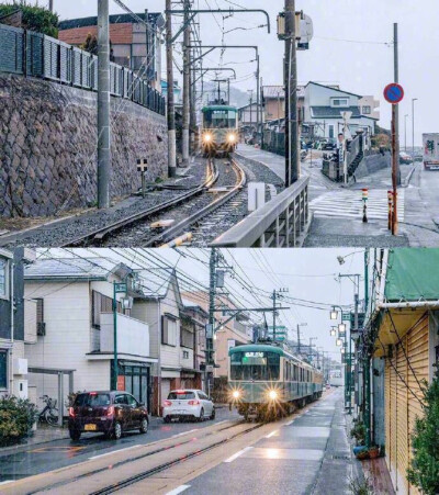 江之島鐮倉——櫻木花道和晴子命運(yùn)相遇的那個(gè)閘道，流川楓騎車劃過的那個(gè)海岸。