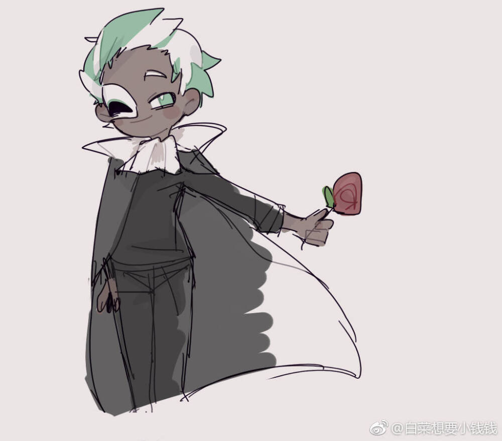 跑跑姜饼人黑巧克力饼干画师见水印