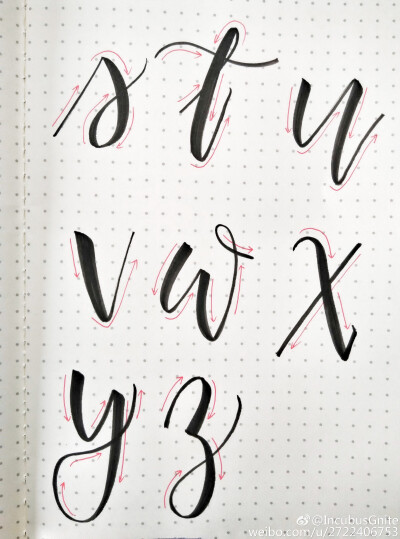 brush letter