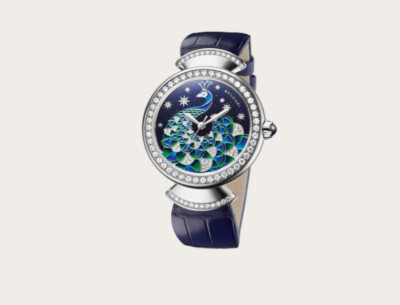 BULGARI“宝格丽”腕表
腕表
DIVAS’ DREAM系列
编号 DVW37PAGDL 102740
¥ 240,000
腕表
品牌自制自动上链机械机芯。BVL 191机芯。37毫米白色18K金表壳，表圈镶嵌明亮式切割钻石，白色18K金表冠镶嵌一颗蓝宝石。…