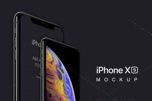 iPhone XS MAX XR苹果手机图层贴图mockup预览样机psd模板psd217