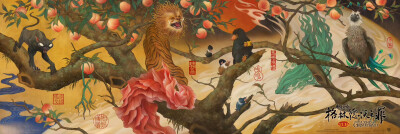 神奇动物在哪里:格林沃德之罪
中国风海报连起来这么大!这也太好看了吧！！