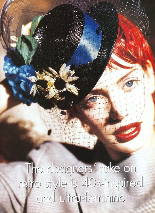 Sibyl Buck Photography by Dominique Issermann For Elle Magazine UK 1995 ​​​​