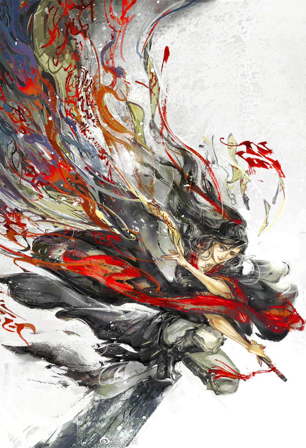 魔道魏无羡绘师长阳