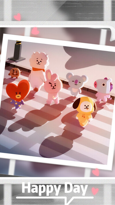 自制BT21手机壁纸