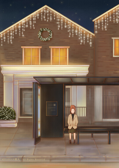 #平行线# #手绘##壁纸#世界的某一端，总有个人在陪你做同一件事