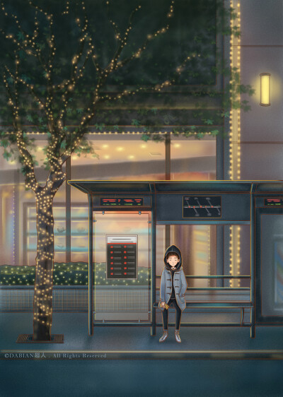 #平行线# #手绘##壁纸#世界的某一端，总有个人在陪你做同一件事