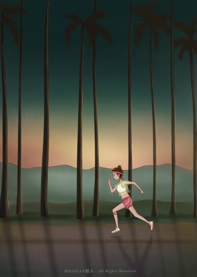 #平行线# #手绘##壁纸#世界的某一端，总有个人在陪你做同一件事