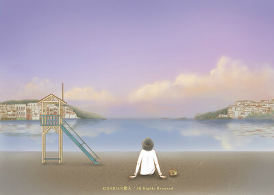 #平行线# #手绘##壁纸#世界的某一端，总有个人在陪你做同一件事