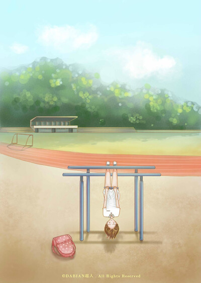 #平行线# #手绘##壁纸#世界的某一端，总有个人在陪你做同一件事