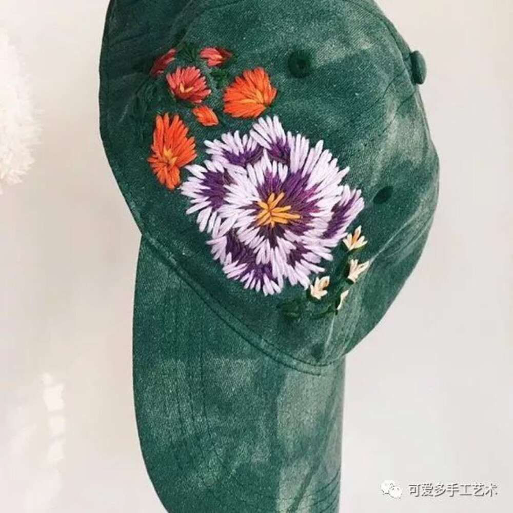 棒球帽绣花刺绣