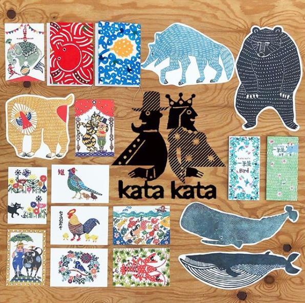 kata kata 型染と注染、プリントの染布。