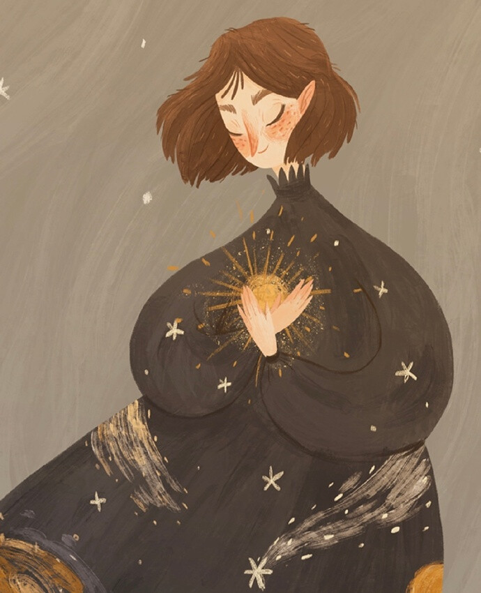 森系暖心插画by august ro