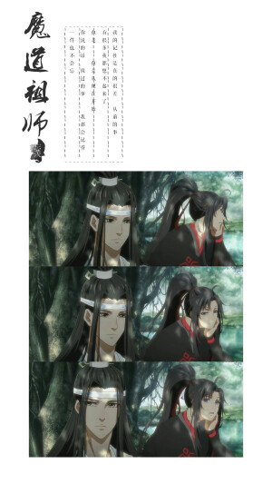 魔道祖师 魏无羡蓝忘机