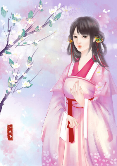 绘师#一只江城子丫
