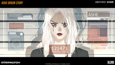 新英雄-艾什_原画