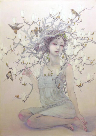 花鸟风月~ 画师：平野実穂（Miho Hirano）