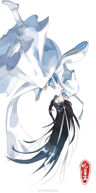 「墨香铜臭」
魔道祖师
画师：@画画的潘砸
图片勿二改，商用