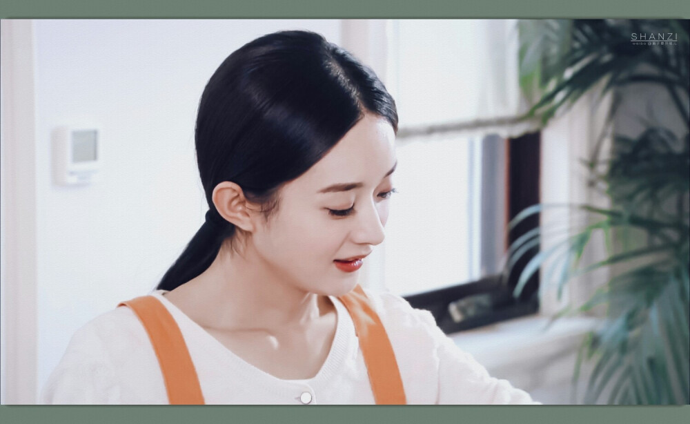 赵丽颖 百合 cr.@扇子要开花儿