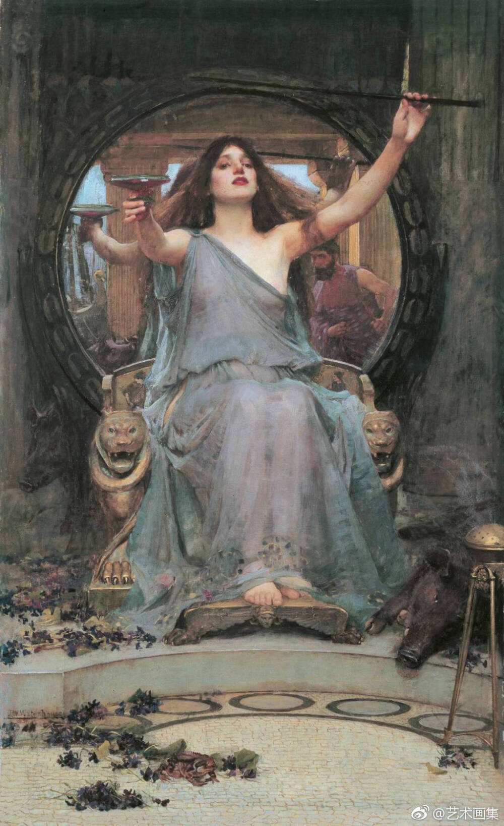 艺术家 John william waterhouse