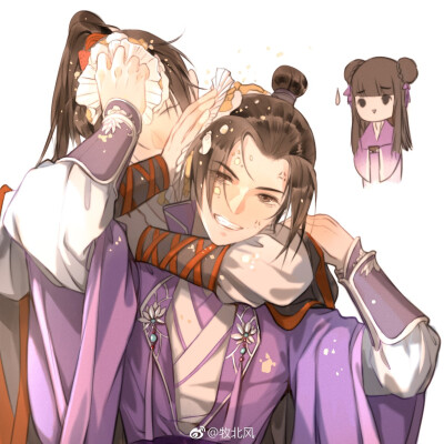 #魔道祖师 江澄
江澄11月5日生日快乐#
今天生日舅舅要开心鸭！
〔画师〕牧北风