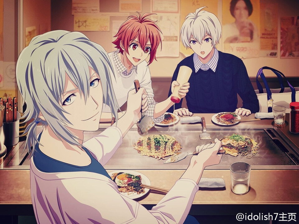 idolish7七濑陆和泉一织二阶堂大和和泉三月
四叶环逢坂壮五六弥凪
TRIGGER九条天八乙女乐
十龙之介