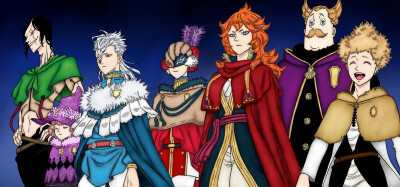 黑色五叶草-团长们