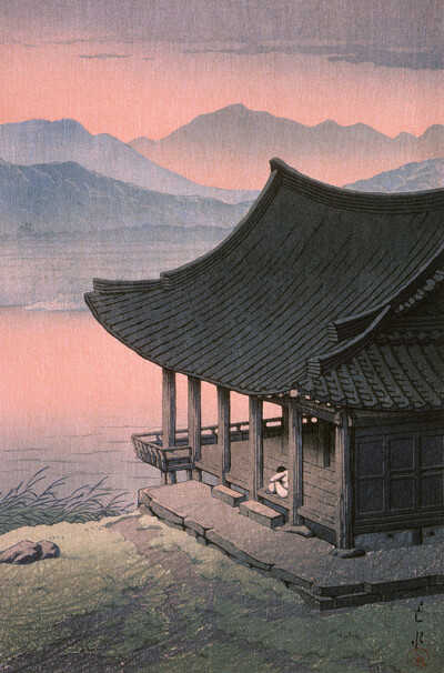 秋色 | 川瀬巴水 （Hasui Kawase） ​​​​