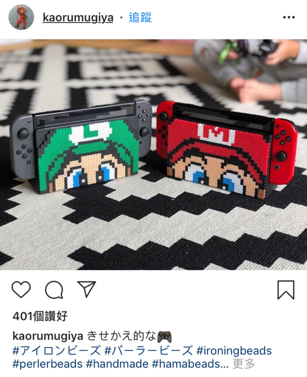 从ig上找的一些拼豆啦