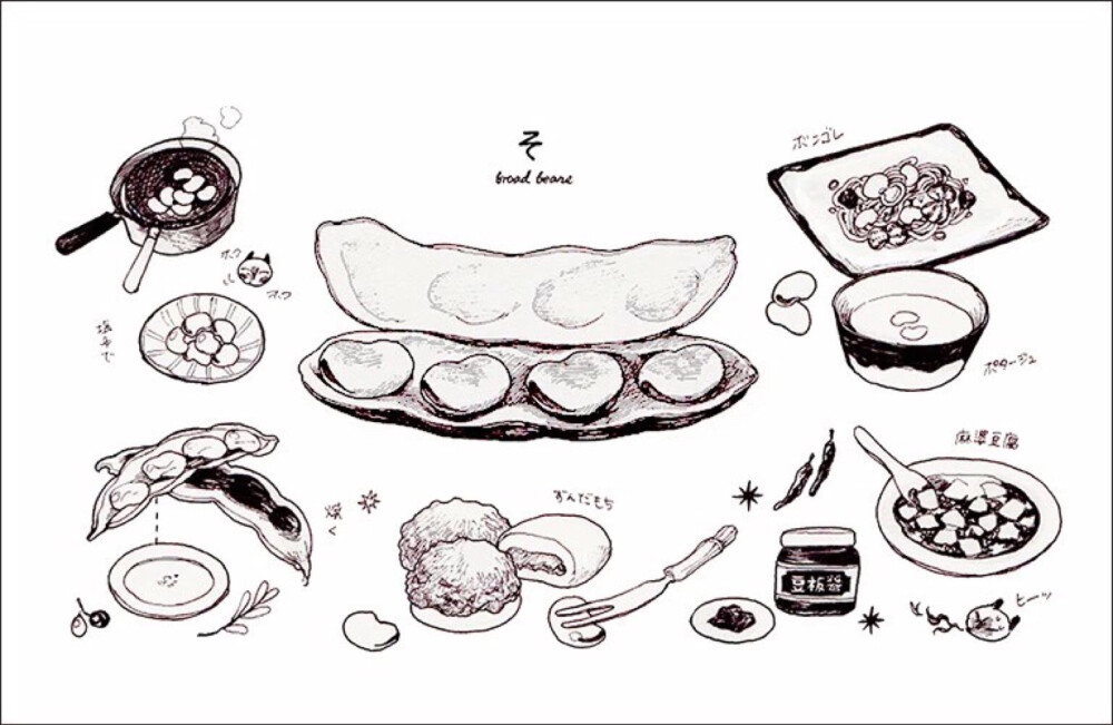 手绘 手账 食物