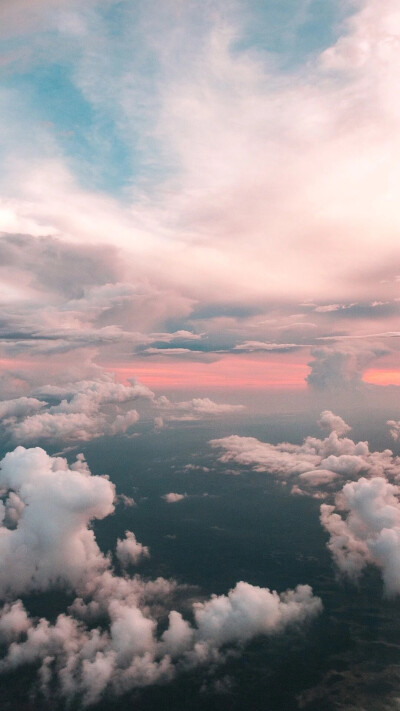 天空 云彩 霞光