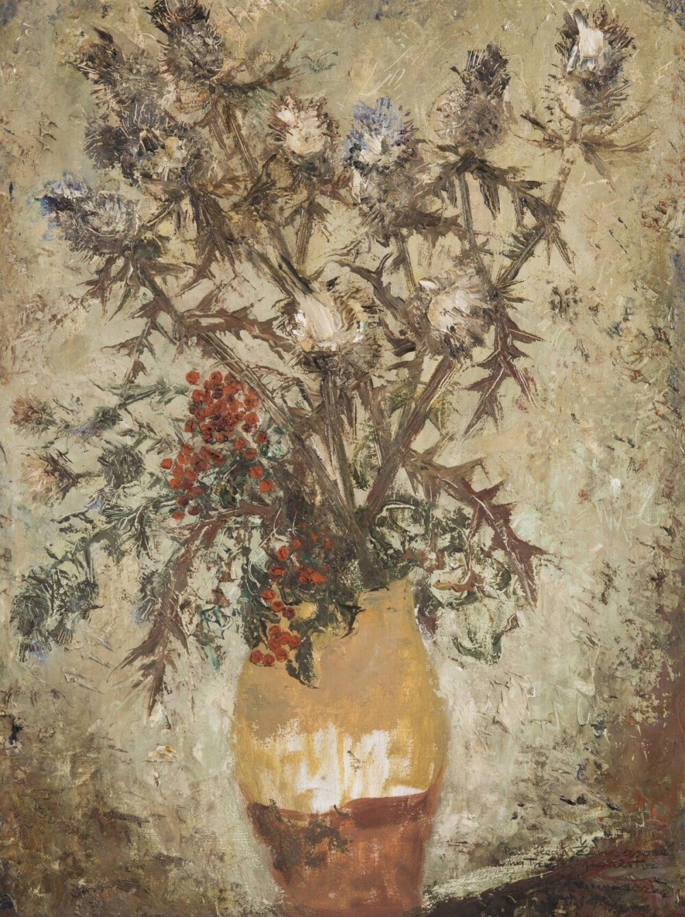  A Bouquet of Thistles, 1944, Schneiderka Alois. (1896 - 1958) ​​​
