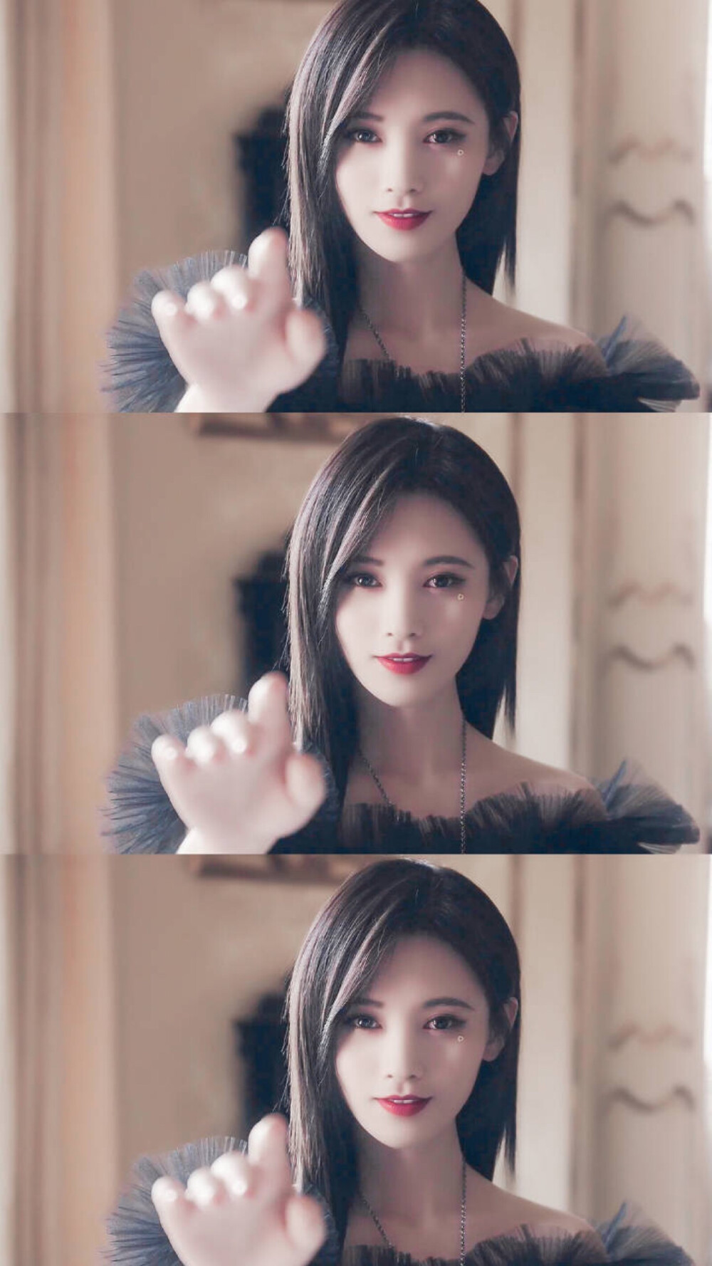 #鞠婧祎#三格壁纸