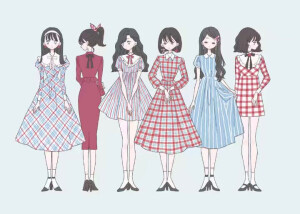 家里女儿的姐妹装