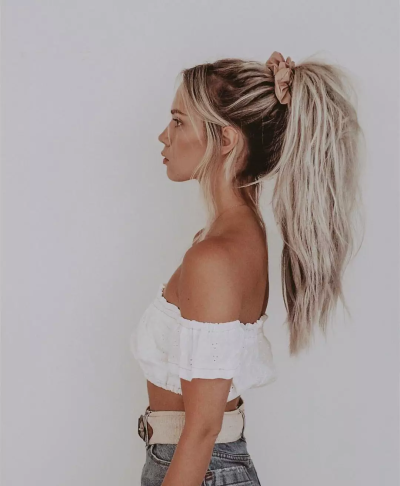 最潮欧美亚麻色