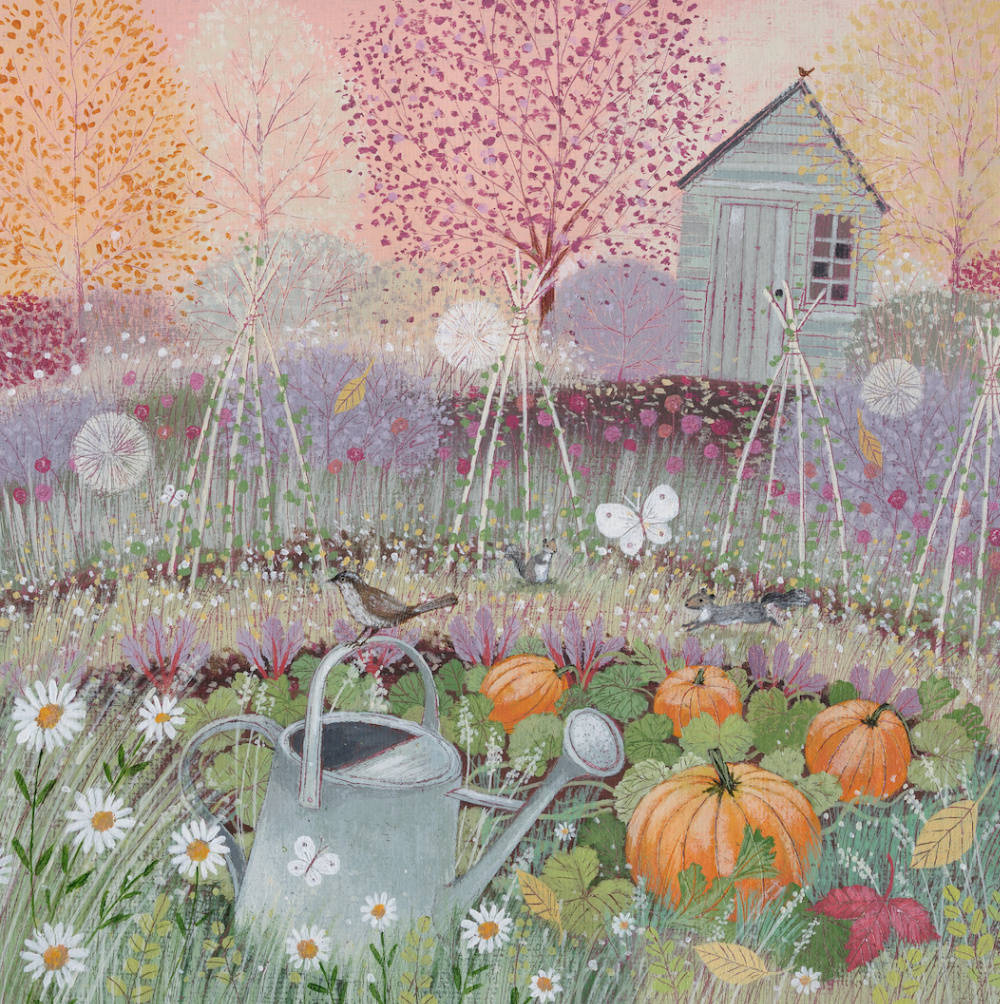 来自画家 Lucy Grossmith 画笔下的田园四季 | www.heart-to-art.com