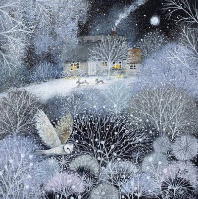 来自画家 Lucy Grossmith 画笔下的田园四季 | www.heart-to-art.com