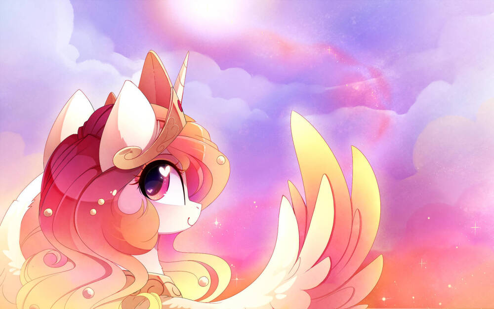 Lovely Sun Horse by MagnaLuna