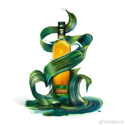 威士忌品牌Johnnie Walker限量版礼品包装设计。#求是爱设计#