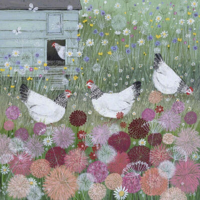 来自画家 Lucy Grossmith 画笔下的田园四季 | www.heart-to-art.com