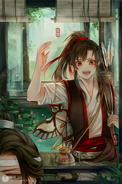 魔道祖师魏无羡 画师:夕下一隻狸