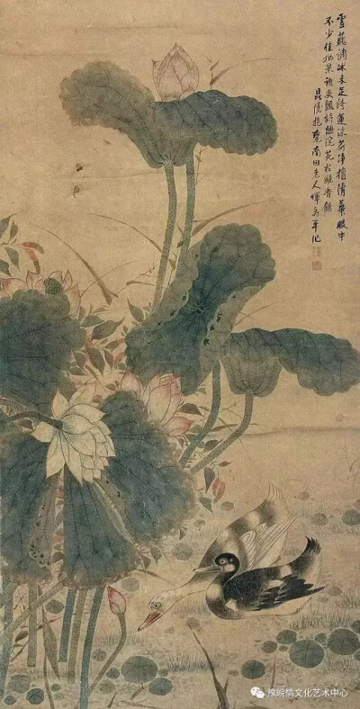 【艺术大师】恽寿平花鸟画作品鉴赏
“明末清初”恽寿平《荷塘野趣》