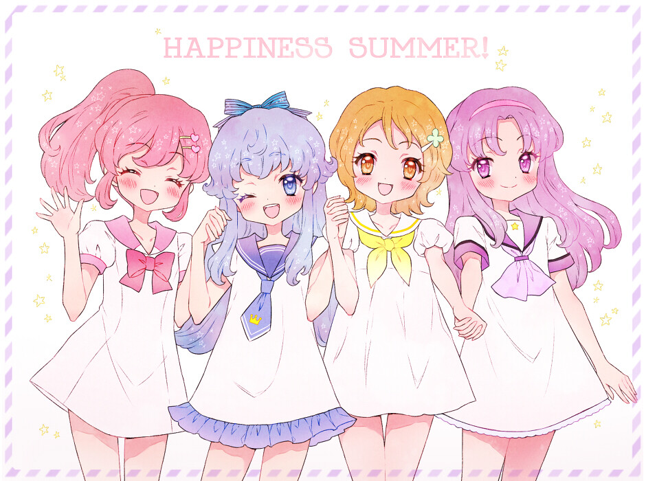 Happiness Charge 光之美少女！[愛乃惠{可愛天使}/白雪姬{公主天使}/大森悠子{蜂蜜天使}/冰川伊緒奈{命運天使}]