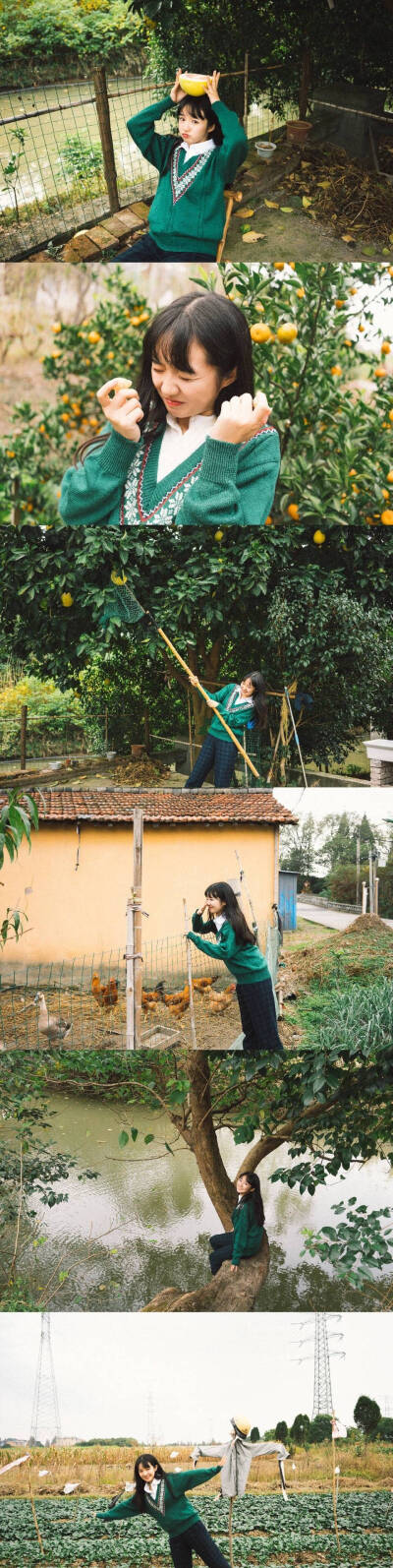 把快乐， 织成秋的风景， 悄悄灿烂你的心情
摄影：@林走心
出镜：@小陆离_ ​