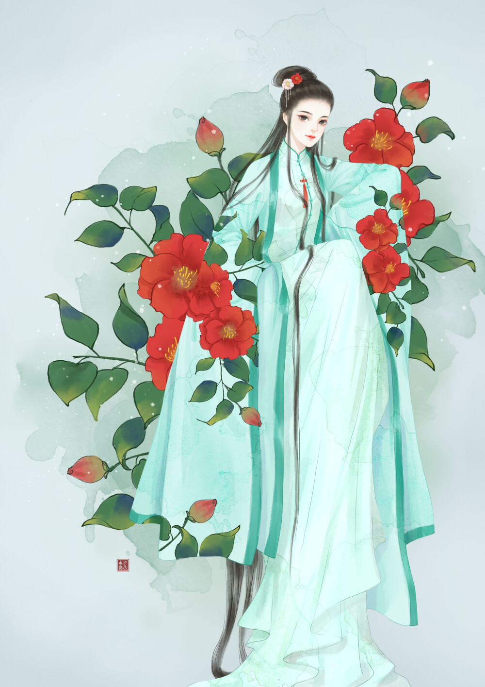 （古风美人）绘师：鲁c路ci