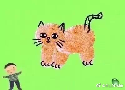 创意手指印画——为爱画画的孩子收藏吧