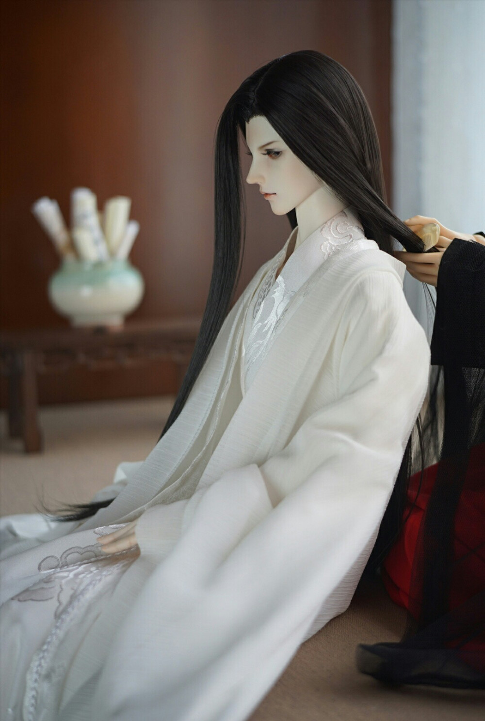 蓝忘机古风美男sd娃娃bjd玩具人偶壁纸萌物